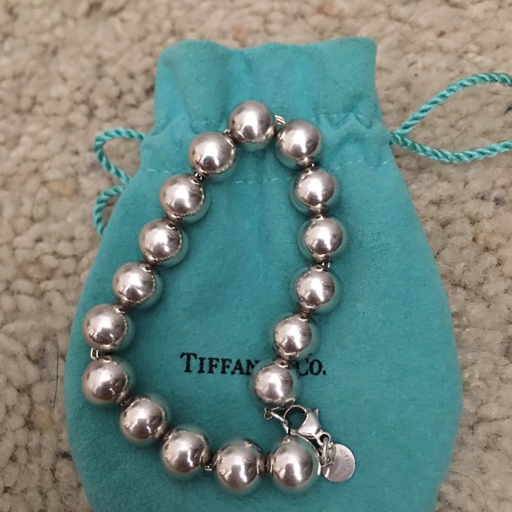 Authentic Tiffany and Co. bead ball bracelet